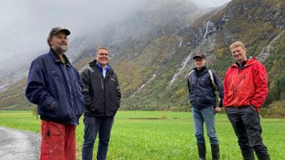 Amund Berge Johan Berge Torstein Berge Alva Samdrift Gunstein Dyrdal i NLR Vest Foto Siri Josefine Mo